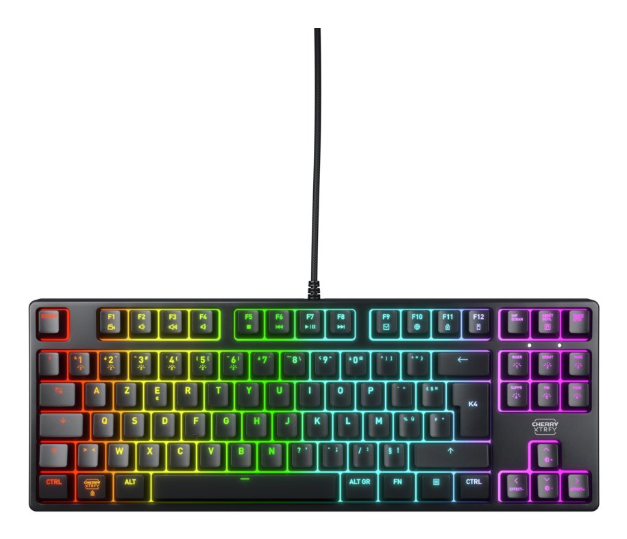EAN 7340086914499 - CHERRY K4V2 TKL teclado Juego USB AZERTY Francés Negro imagen 1
