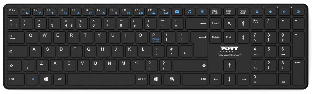 EAN 3567042030350 - Port Designs 900903-R-DE teclado Hogar Bluetooth QWERTZ Alemán Negro imagen 1