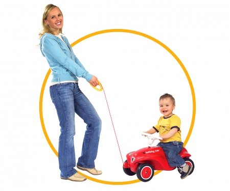 Big Bobby-Car Cuerda, Soporte Rojo 800001265