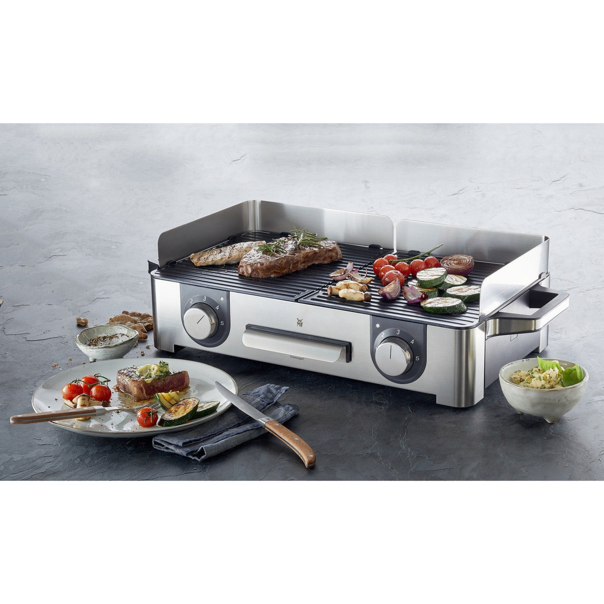 Wmf Lono 0415280011 Parrilla Mesa Eléctrico Acero Inoxidable 2400 W