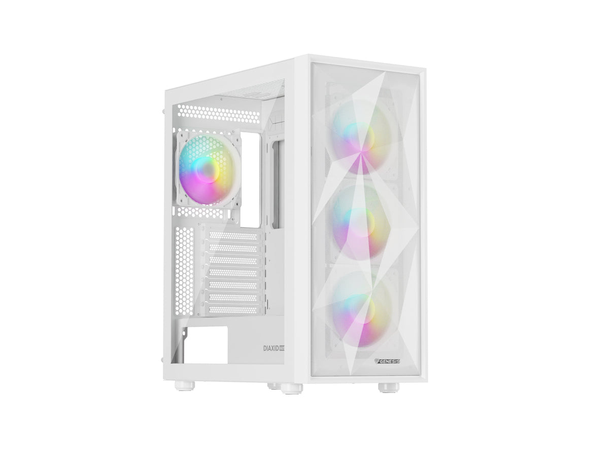 EAN 5901969444544 - GENESIS Diaxid 605 ARGB Midi Tower Blanco imagen 4
