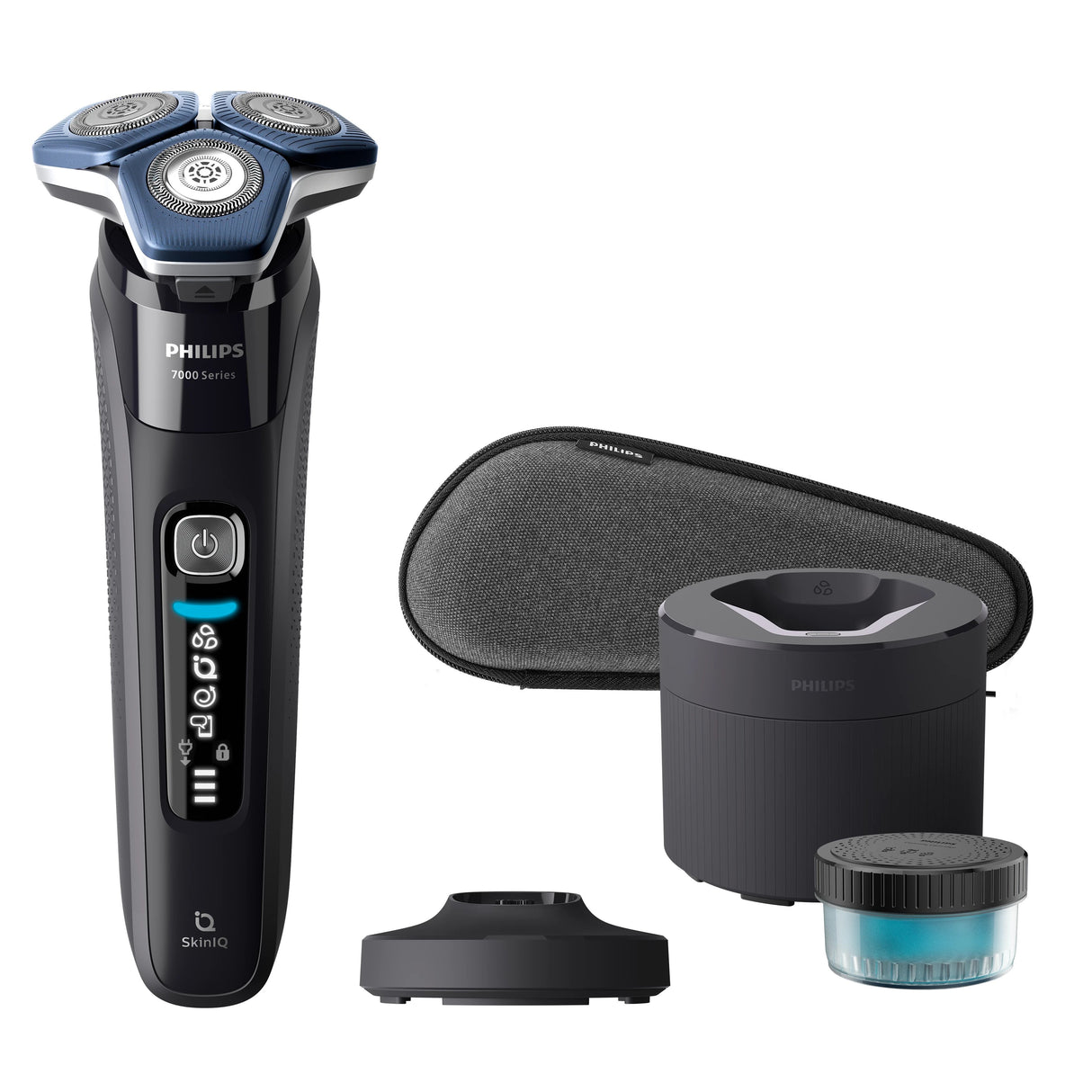 EAN 8720689008464 - Philips SHAVER Series 7000 S7886/55 afeitadora Máquina de afeitar de rotación Recortadora Negro imagen 4