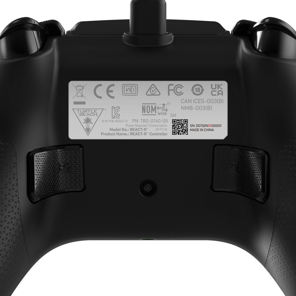 EAN 731855007400 - Turtle Beach React-R Negro, Verde USB Gamepad Analógico/Digital PC, Xbox One, Xbox Series S, Xbox Series X imagen 9