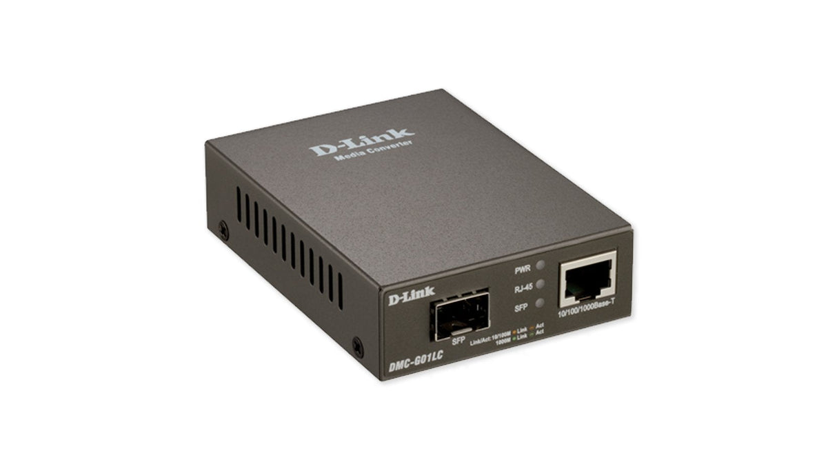 D-Link Dmc-G01lc 10/100/1000 To Sfp Standalone Media Converter (Needs Sfp Transceiver) - 10base-T / 100base-Tx / 1000base-T Rj-4