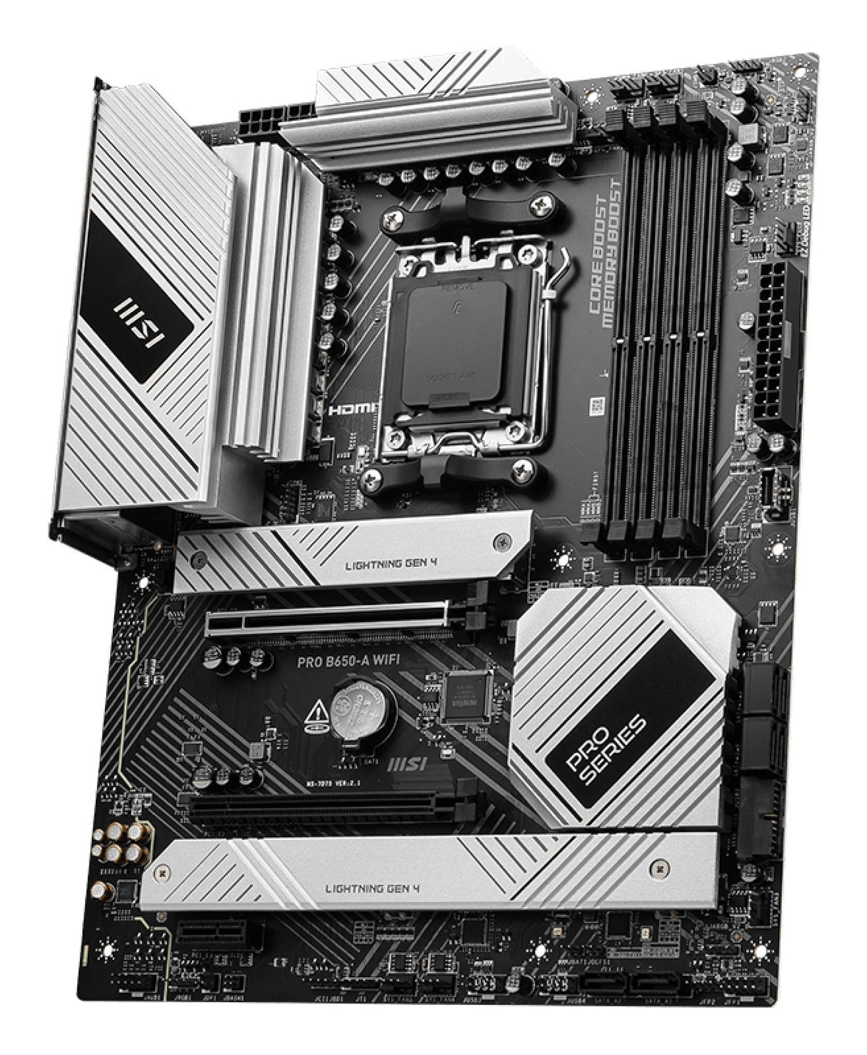 EAN 4711377246217 - MSI PRO B650-A WIFI placa base AMD B650 Zócalo AM5 ATX imagen 3