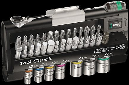Wera Tool-Check Automotive 1, 38 Piezas, Bit Puesto Negro, Incl. Trinquete Bit