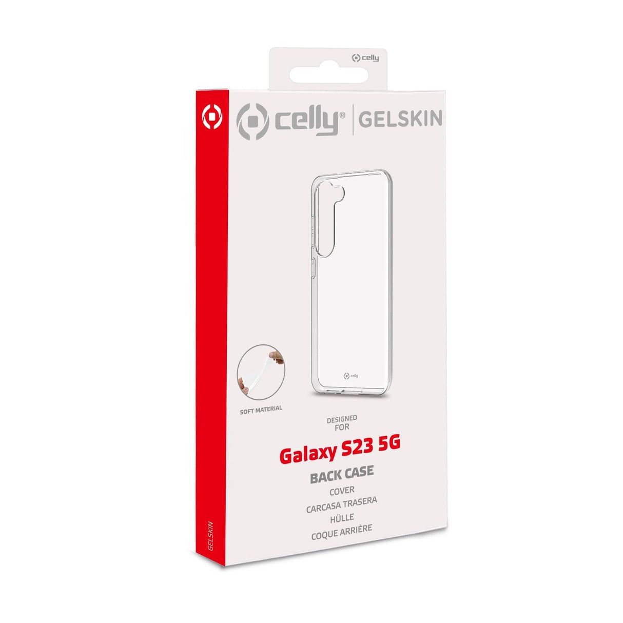 Celly Gelskin1032 Funda Para Galaxy S23 5g 15,5 Cm (6.1") Transparente