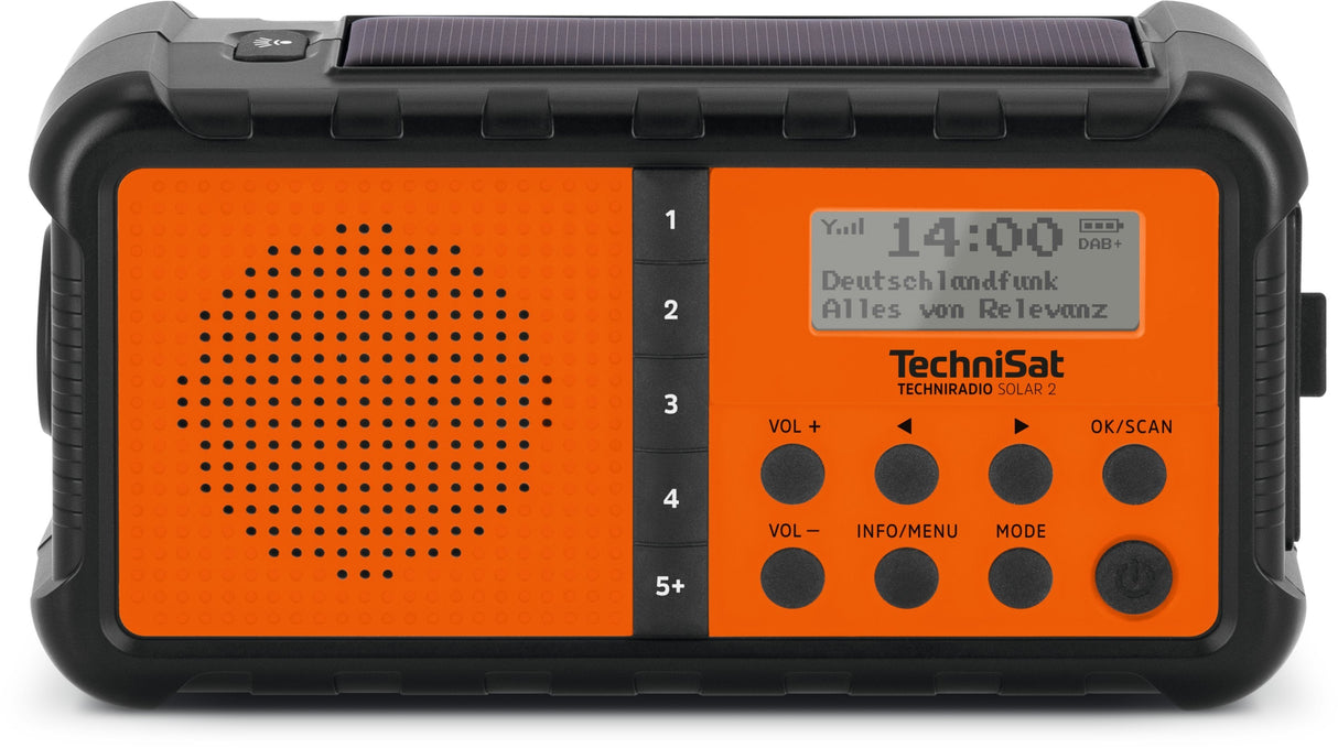 Technisat Techniradio Solar 2 Schwarz/Orange