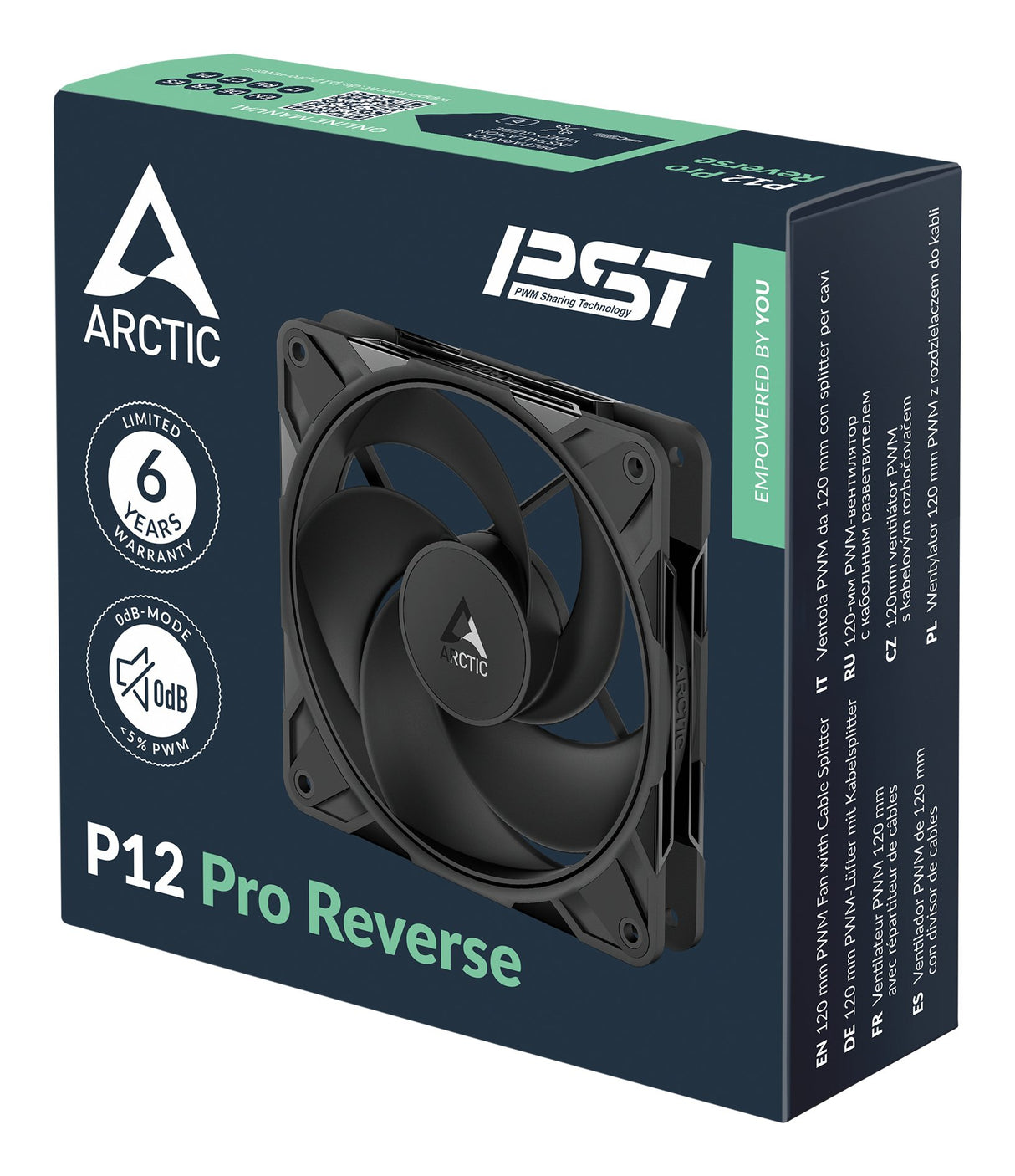 EAN 4895265000713 - ARCTIC Freezer P12 Pro Reverse - 3 Pack Carcasa del ordenador Ventilador 12 cm Negro 3 pieza(s) imagen 7