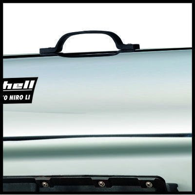 EAN 4006825641851 - Einhell GE-HG 18/370 Niro Li-Solo D/AT Pistola de aire caliente Negro, Acero inoxidable imagen 4