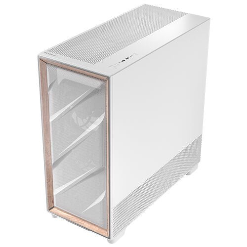 Caja Pc Antec Flux Pro_euv Wood Atx 2xusb3.0 Sin Fuente Blanco
