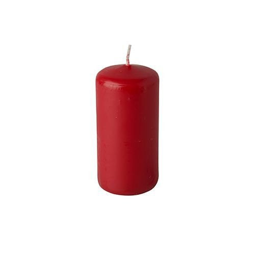 Candle Papstar Stumpenkerzen 10 Cm Rojo