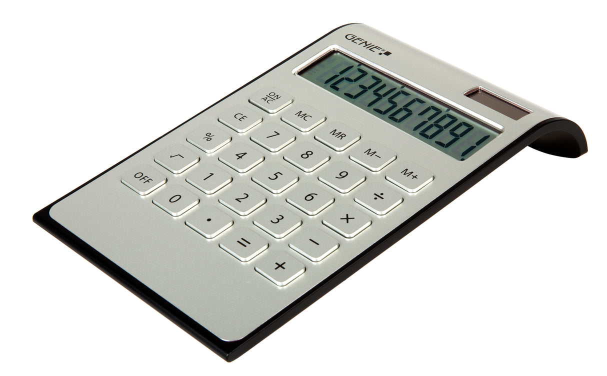 EAN 4015468123532 - Genie DD400 calculadora Escritorio Calculadora básica Negro, Plata imagen 1