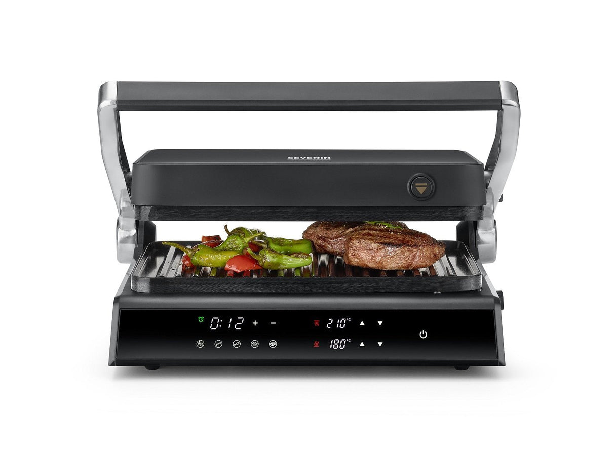 Parrilla De Contacto Severin Sevini Comfort, Kg 2399 Negro, 1.800 Vatios 4008146043994