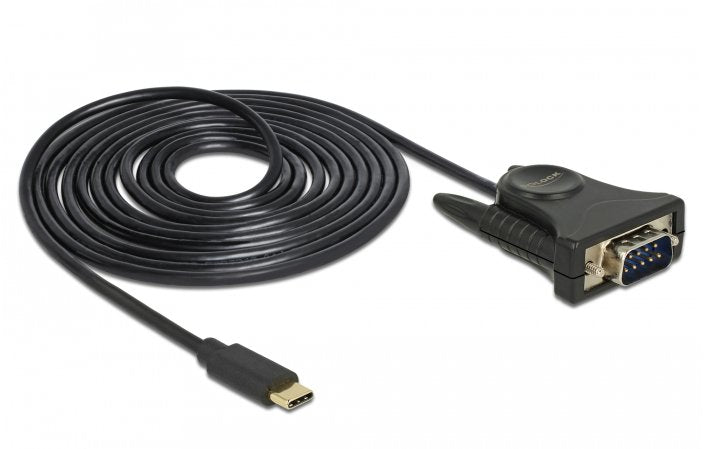 Delock Cable Usb Type-C 1 X Db9 Rs-232 Serie 1,8m