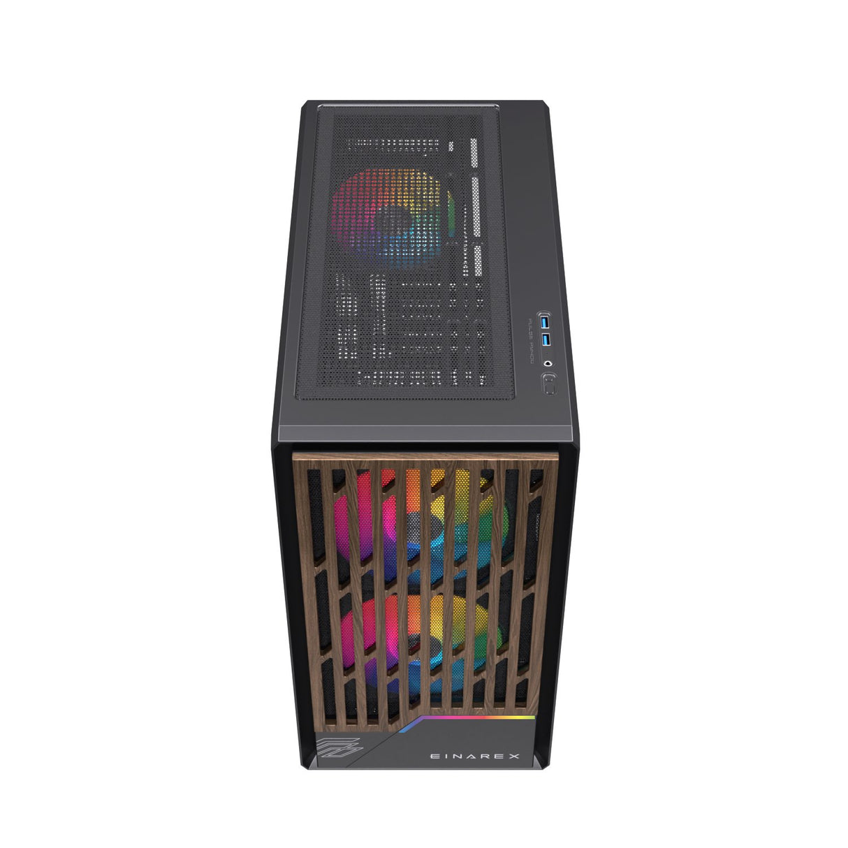 EAN 6977277363654 - Einarex EXCS-PM-400R-B carcasa de ordenador Midi Tower Negro imagen 12