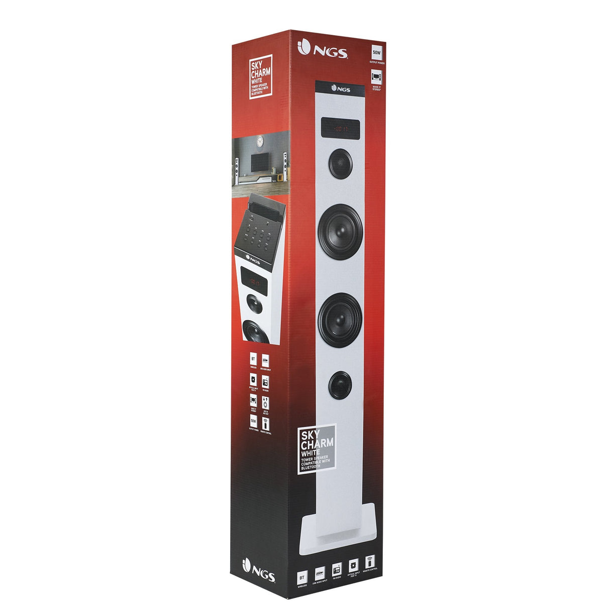 Ngs Torre De Sonido Sky Charm Bluetooth 2.1 50w W