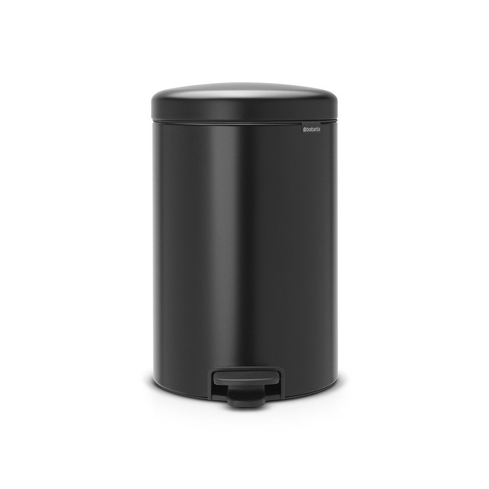 Cubo Pedal Brabantia Newicon 20,0 L Negro Mate