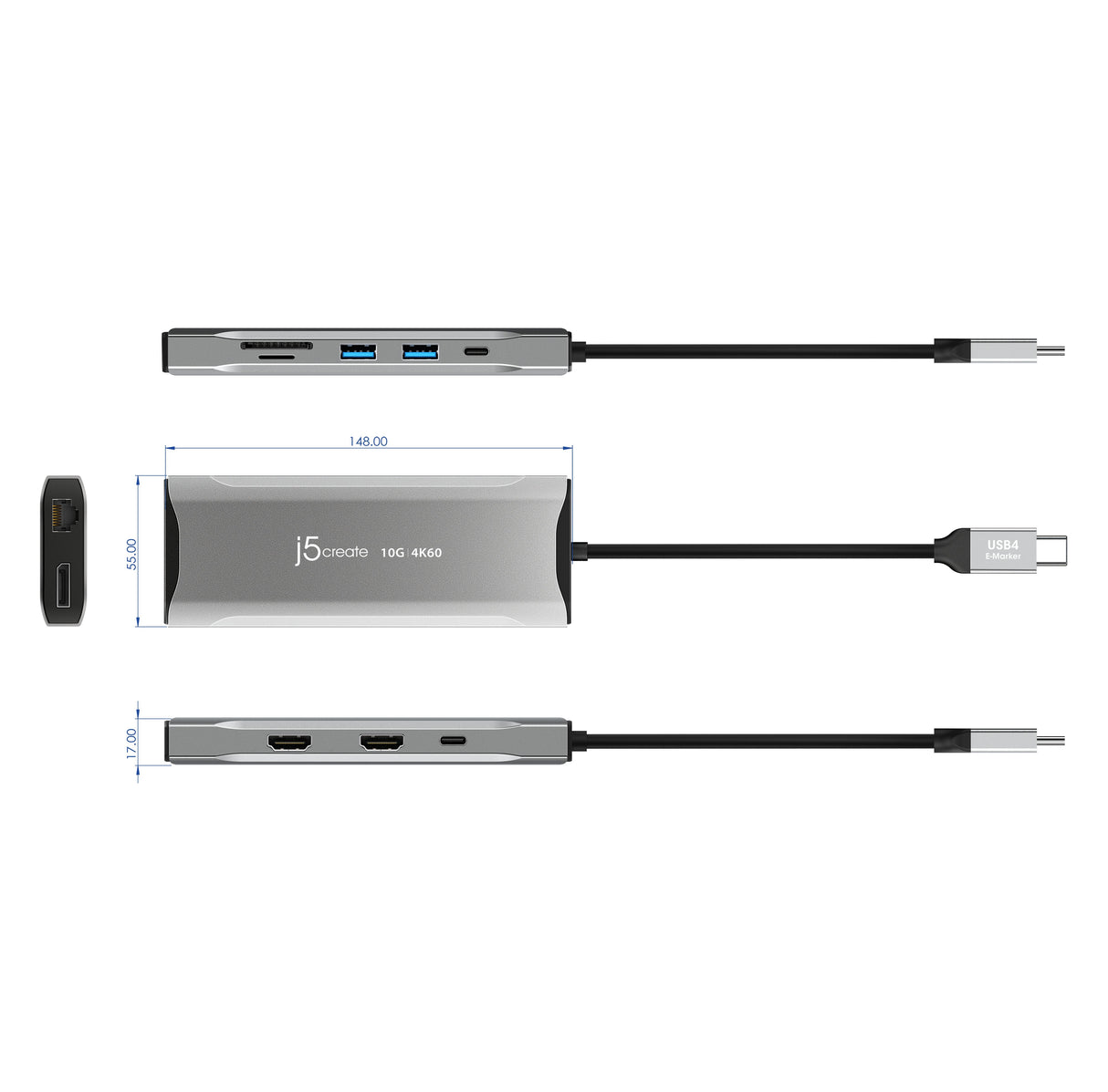 4k60 Elite Usb-C Triple-Monitor