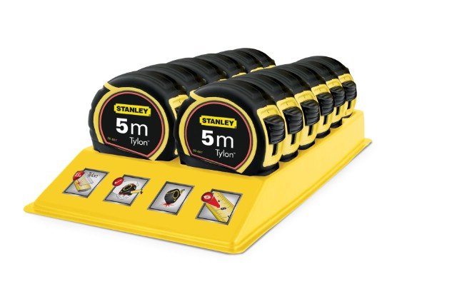 Stanley 0-30-697 Cinta Métrica 5 M Negro, Amarillo