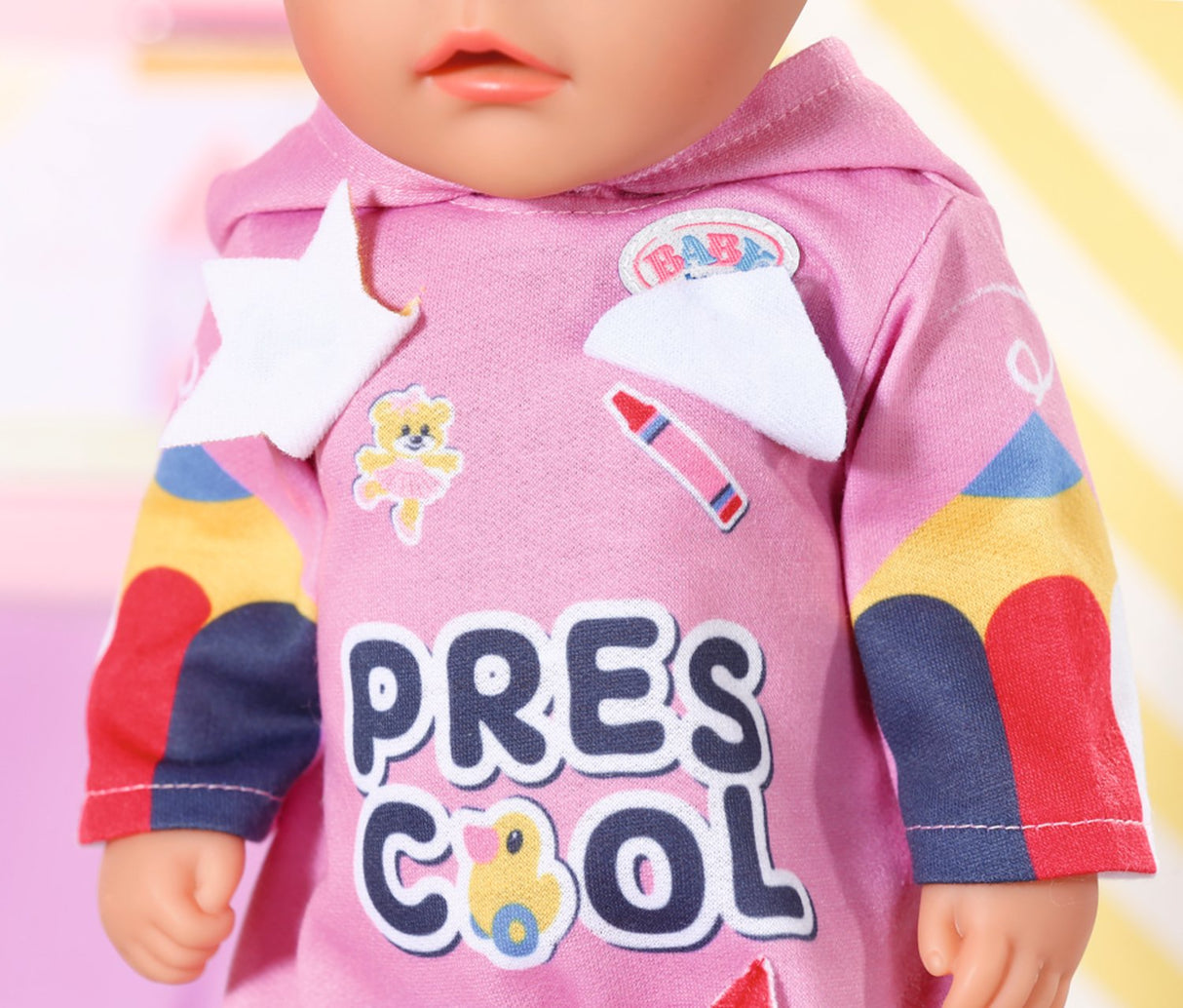 Pelele De Muñeca Baby Born Kindergarten Romper+Badges