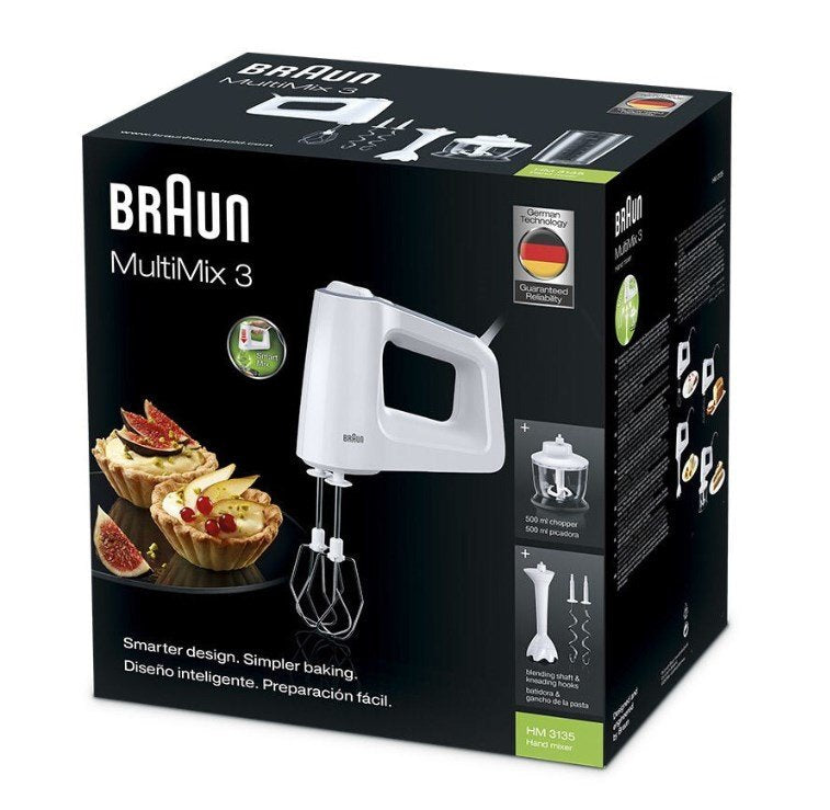 EAN 8021098773241 - Braun HM 3135 WH Batidora de mano 500 W Gris, Blanco imagen 15