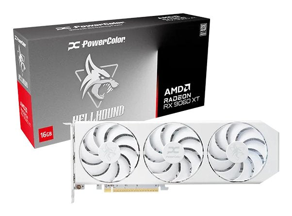 EAN 4713436176053 - PowerColor Hellhound Radeon RX 9060 XT Spectral White AMD 16 GB GDDR6 imagen 8
