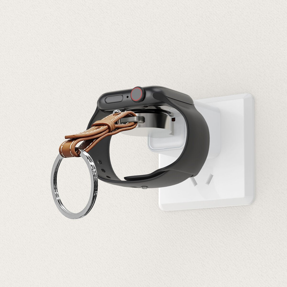 4smarts Wireless Charger Fr Apple Watch, Silber