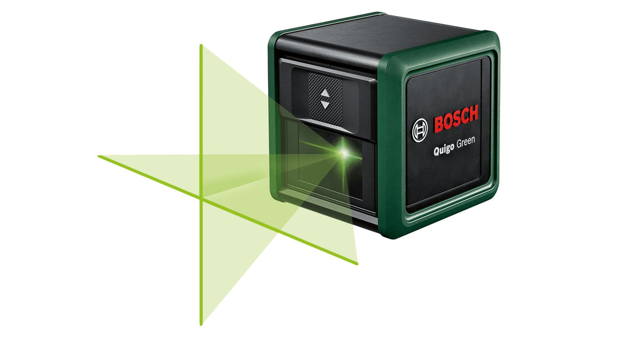 Bosch Láser De Líneas Cruzadas Quigo Green Ii, Con Pinza 0603663c02