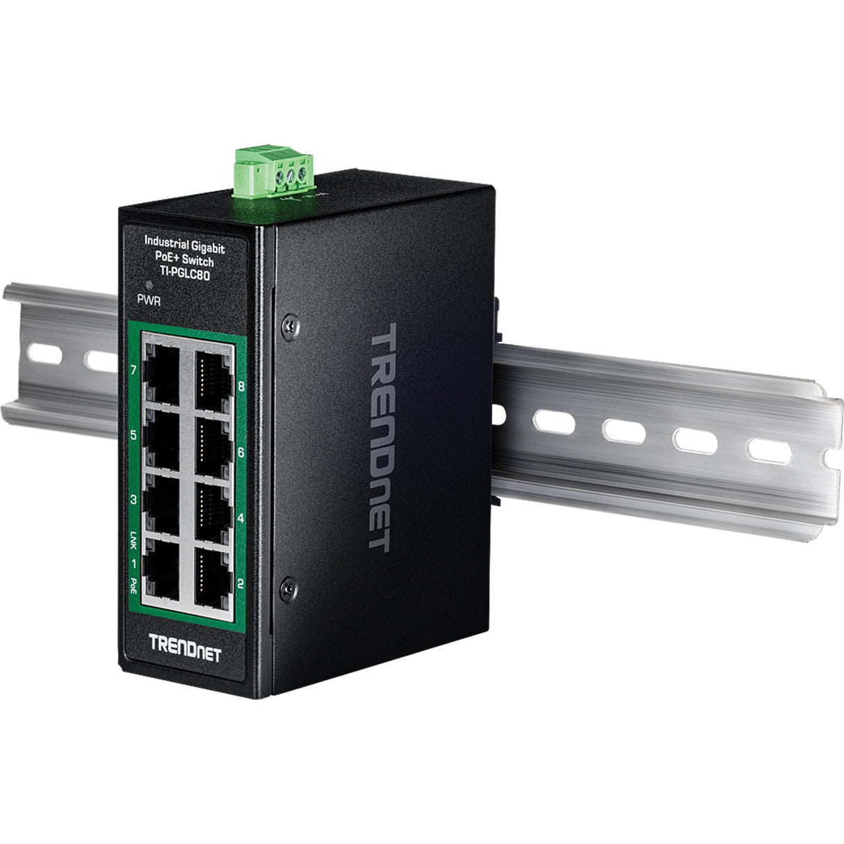 Trendnet 8-Port Indumrial Gigabit Poe+ Din-Rail Mini Switch