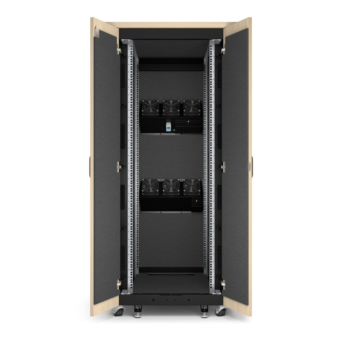 Apc Netshelter - Armario - Schallisoliert - Corriente Alterna 230 V - Ahorn - 32u - 48.3 Cm (19")