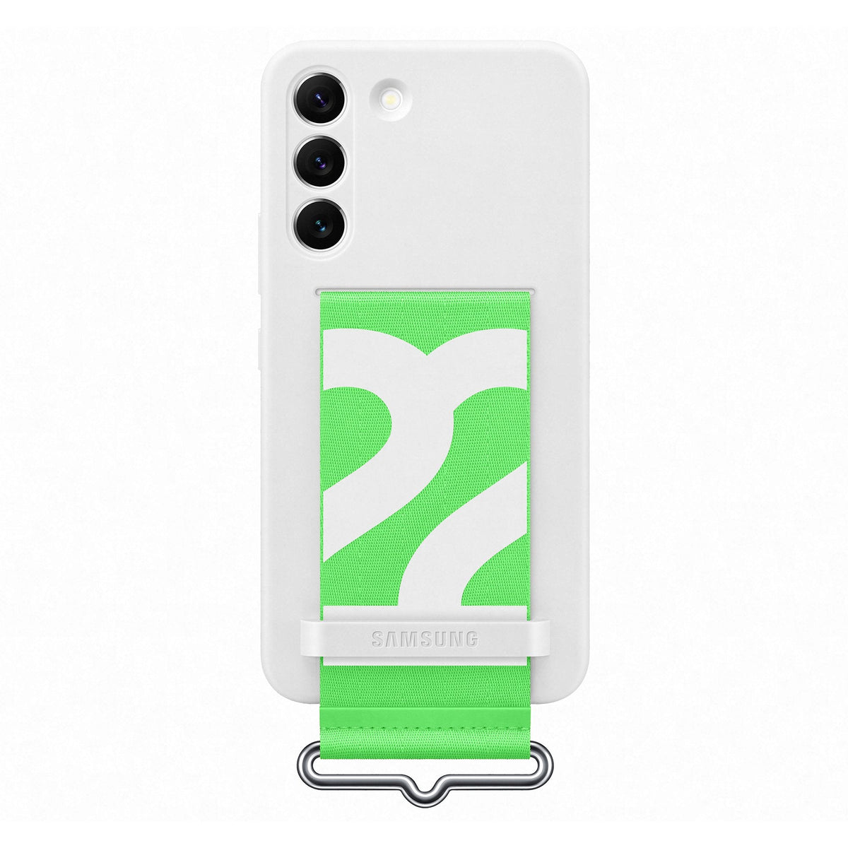 Funda Silico Samsung Galaxy S22 W/Strap Blanco