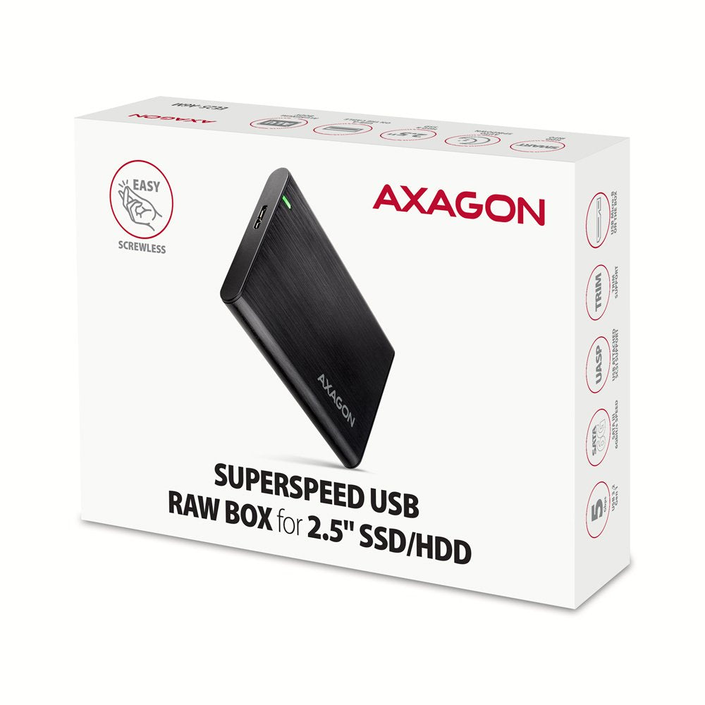 EAN 8595247906519 - Axagon EE25-A6M caja para disco duro externo Carcasa de disco duro/SSD Negro 2.5" imagen 9