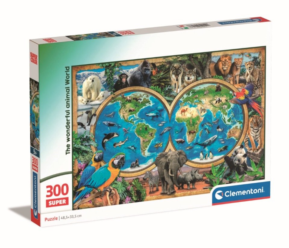 Puzzle Super El Maravilloso Mundo Animal 300pzs