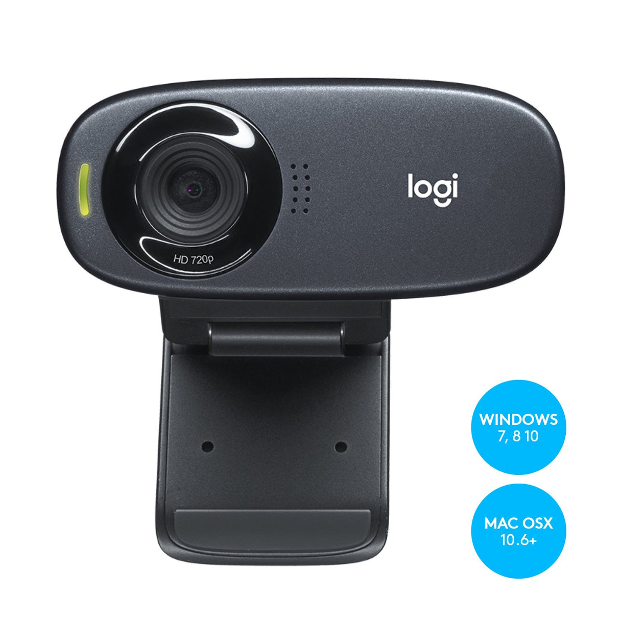 EAN 5099206064225 - Logitech 960-001065 cámara web 5 MP 1280 x 720 Pixeles USB Negro imagen 6