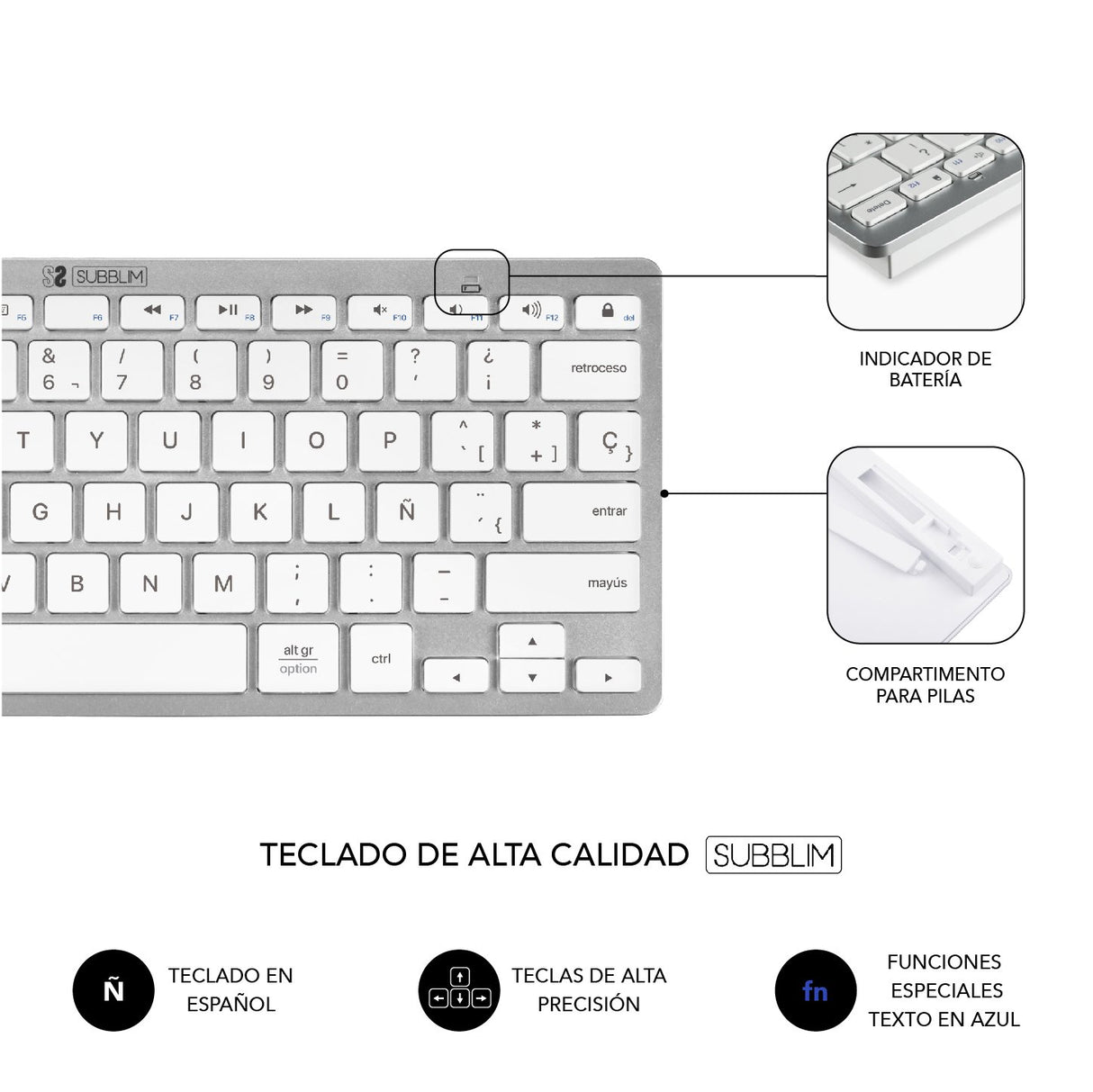 EAN 8436586742164 - SUBBLIM SUBKBC-OCO010 teclado imagen 5