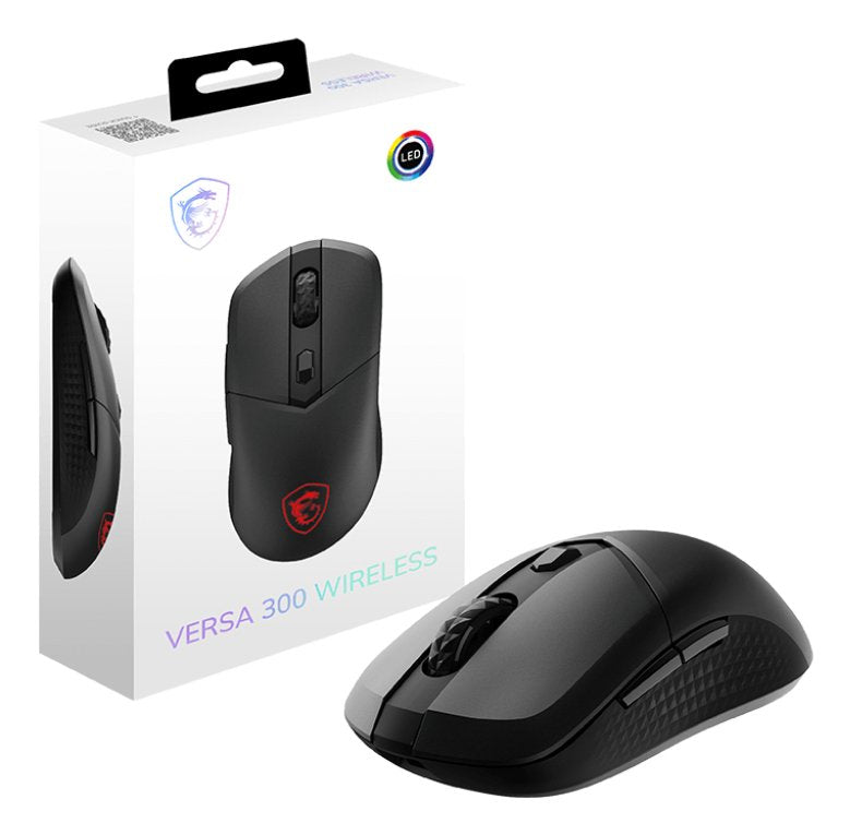 EAN 4711377245920 - MSI VERSA 300 ratón Juego mano derecha RF Wireless + Bluetooth + USB Type-C Óptico 8000 DPI imagen 5