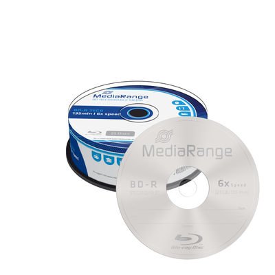 EAN 4260283119455 - MediaRange MR514 disco blu-ray lectura/escritura (BD) BD-R 25 GB 25 pieza(s) imagen 2