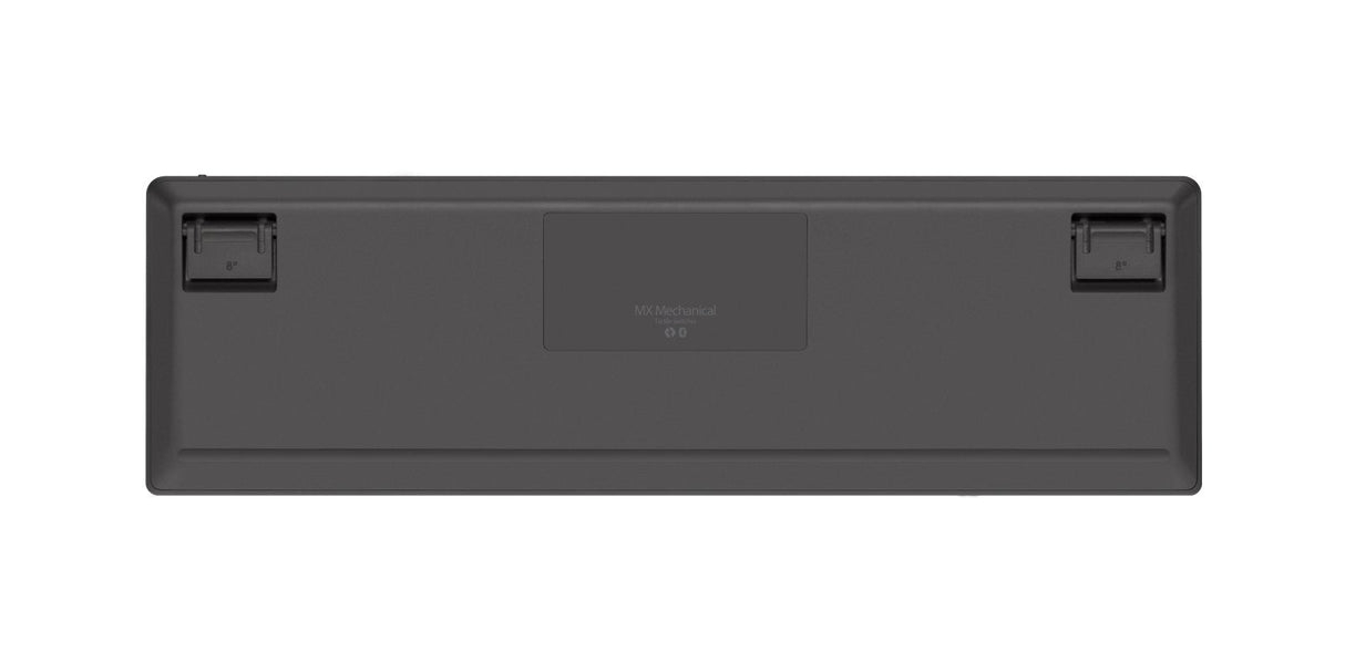 Teclado Alemán Logitech Mx Mechanical Rf Wireless + Bluetooth Qwertz Grafito, Gris