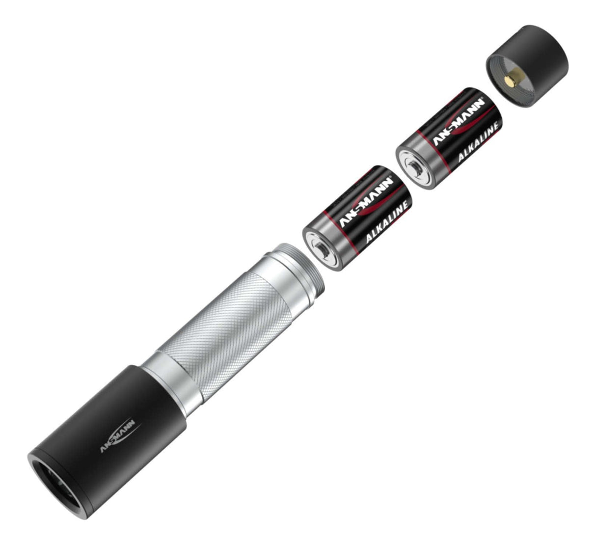 Linterna Led Ansmann Uso Diario 300b Incl. 2xbebé C 1600-0430