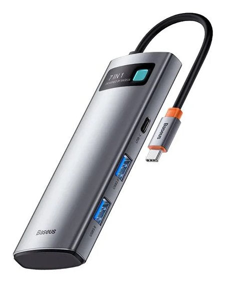 Baseus Hub 7w1 Usb-C Na 2x Usb 3.0 + Hdmi + 2x Usb-C +Microsd/Sd