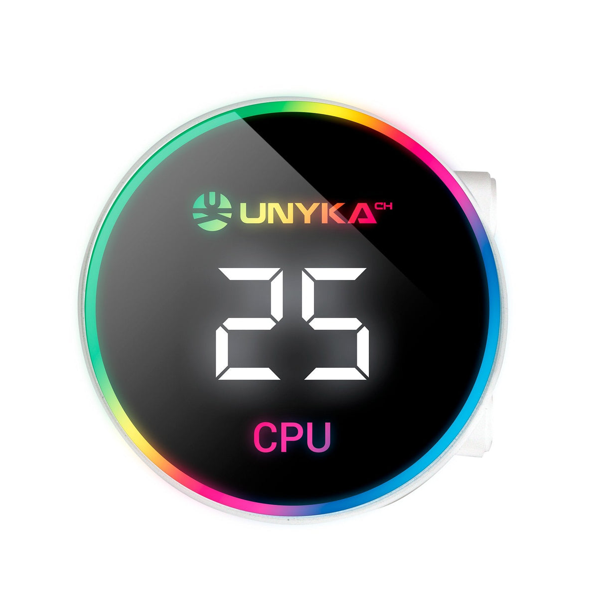 Unykach Aquastorm White 360 Refrigeracion Liquida - 3 Ventiladores 1800 Rpm - Bomba Con Alcance 2500 Rpm - Display Que