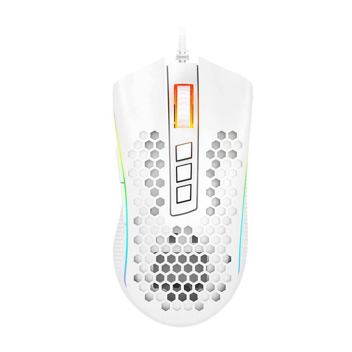 Redragon Storm Ratón Gaming Rgb Blanco