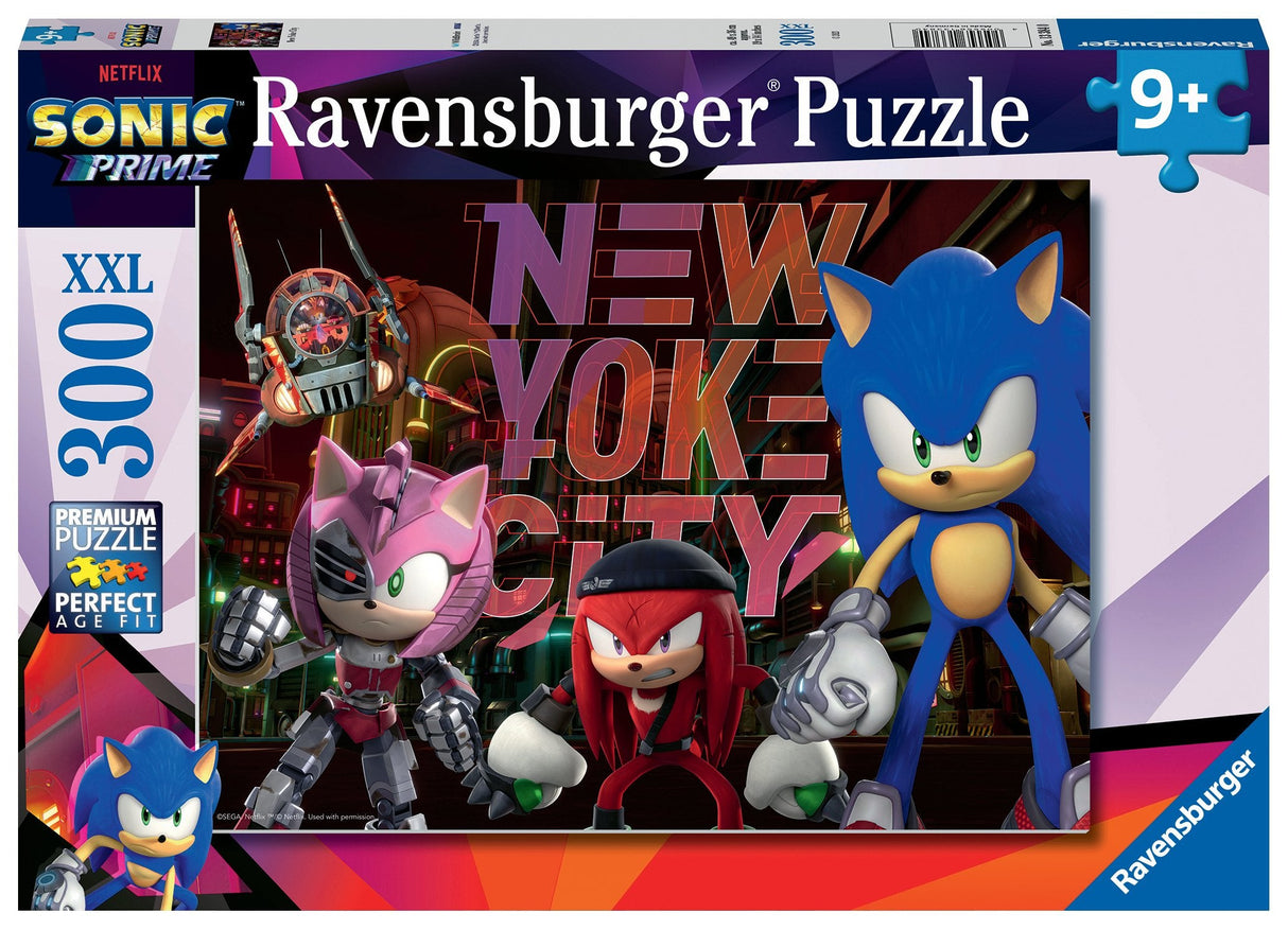 Puzzle Infantil Ravensburger Sonic Prime El Mundo Paralelo 300 Piezas 13384