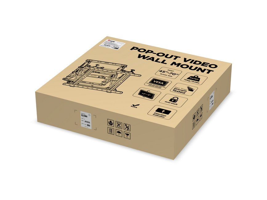 Equip Soporte De Pared 45"-70"/70kg Negro