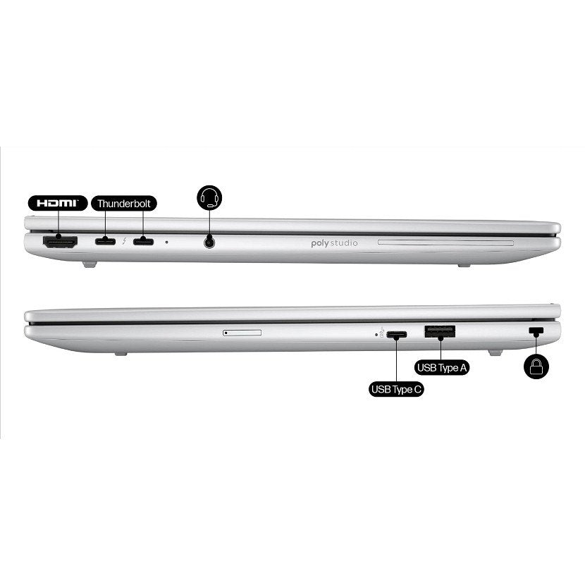 EAN 0199251416156 - HP EliteBook 8 G1i Intel Core Ultra 5 225H Portátil 35,6 cm (14") WUXGA 16 GB DDR5-SDRAM 512 GB SSD Wi-Fi imagen 12