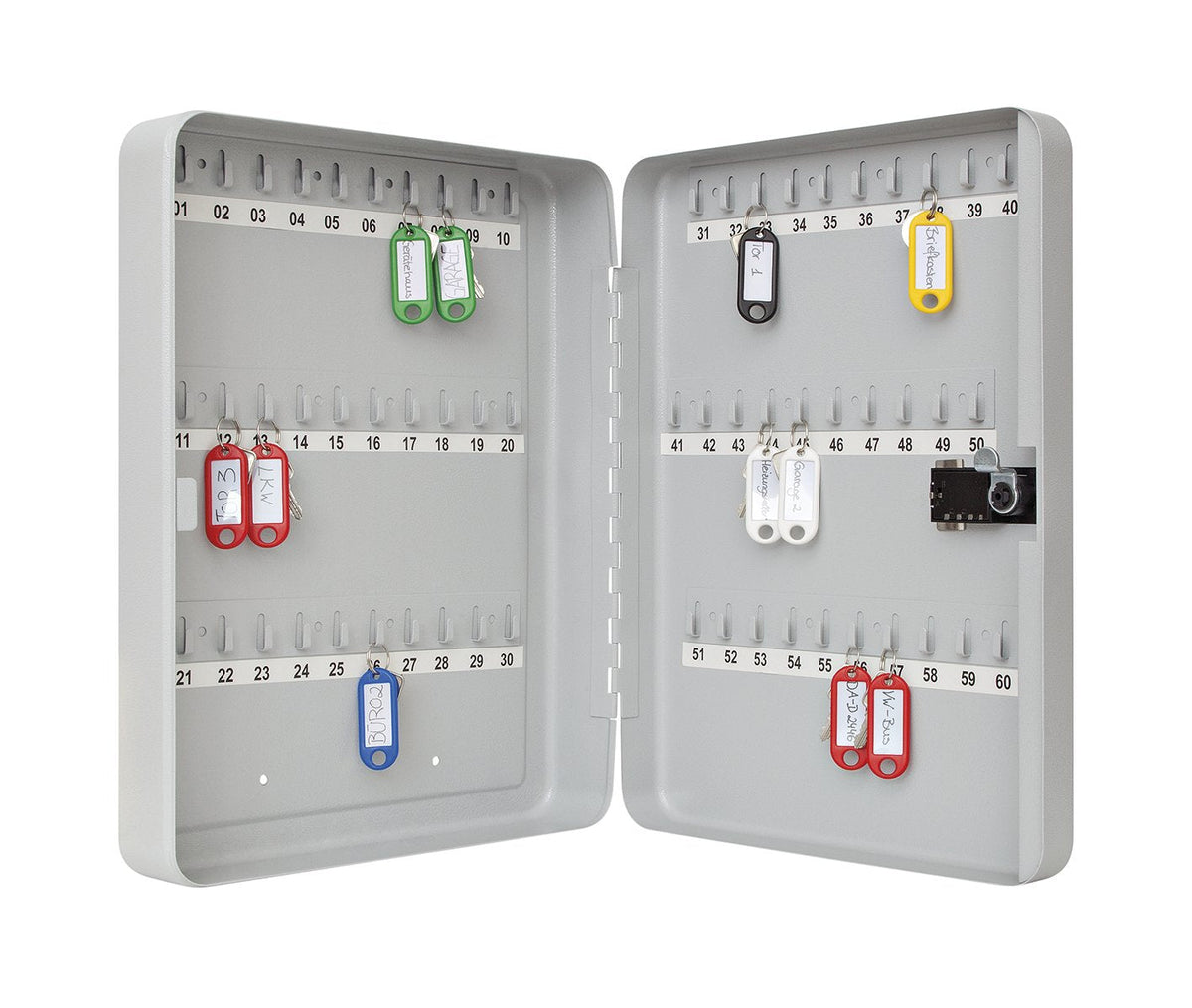 Wedo Caja Para Llaves Con 60 Candado De Combinación Gris Claro
