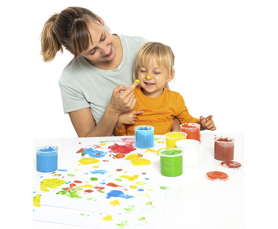 Estuche Tarros De Pintura Jovi 540 Para Dedos/ 5 Unidades/ Capacidad 35ml/ Colores Surtidos