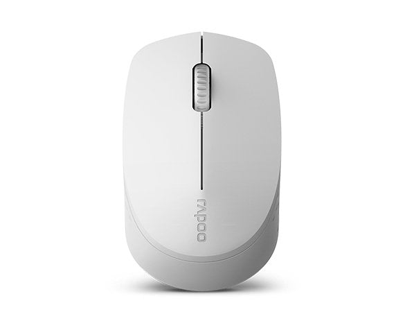 Rapoo My M100 Silent Comfortable Silent Multi-Mode Mouse, Light Grey
