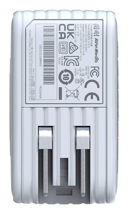 Avermedia Ladedock, Core Go Gc313 Blanco, 100w Gan, Hdmi